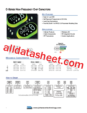 101R15C1R0A6T型号图片