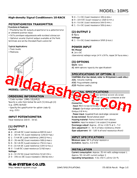 10MS-C0-R型号图片