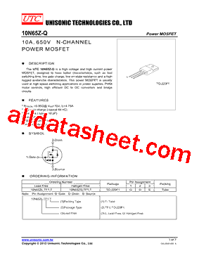 10N65Z-Q型号图片