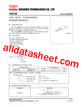 10N70KG-TF1-T型号图片