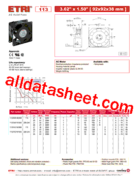 113XN0181000型号图片