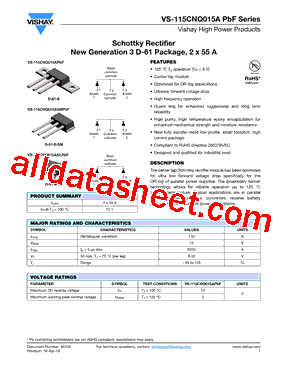 115CNQ015ASLPBF型号图片