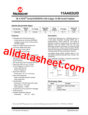 11AA02UIDT-I/SN型号图片