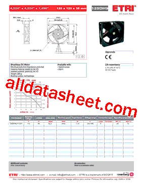 125DH9LP11241型号图片