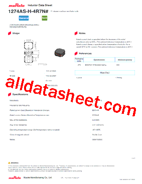 1274AS-H-4R7N型号图片