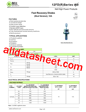 12FDR10A型号图片