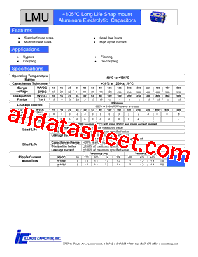 157LMU350M2DC型号图片