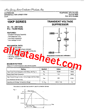 15KP60CA型号图片