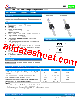 15KPA220A型号图片