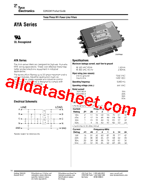 16AYA6A型号图片