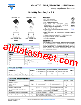 16CTQ080SPBF型号图片