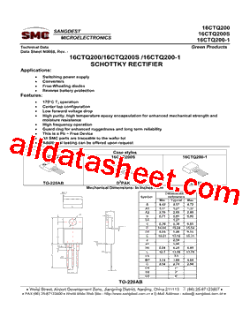 16CTQ200-1型号图片