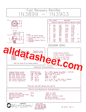 1N3903型号图片