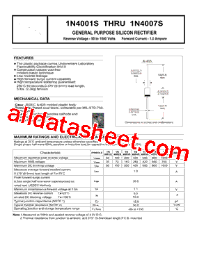 1N4004S型号图片
