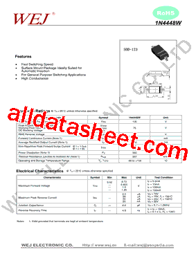 1N4448W型号图片