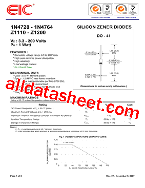 1N4741A,133型号图片