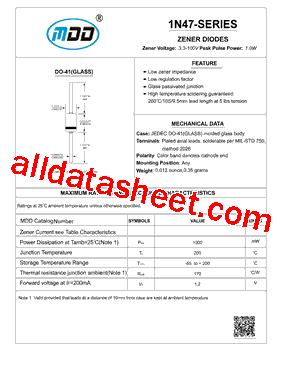 1N4759A型号图片