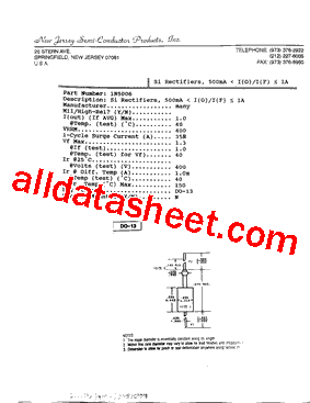 1N5006型号图片