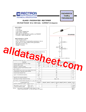 1N5408GV型号图片
