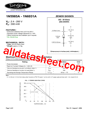 1N6014A型号图片