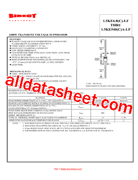 1N6267ARL4G型号图片