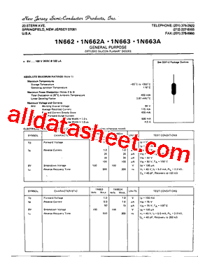 1N662A型号图片