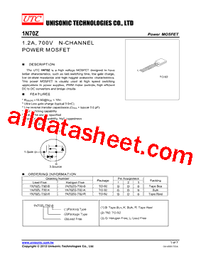 1N70ZL-T92-B型号图片