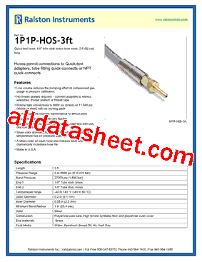 1P1P-HOS-3FT型号图片