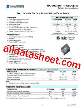 1PGSMC5349型号图片