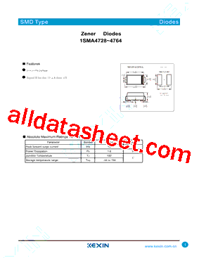 1SMA4730型号图片