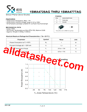 1SMA4730AG型号图片