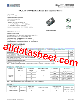 1SMA4737型号图片