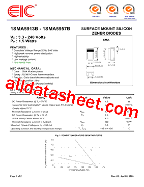 1SMA5914BT3G型号图片