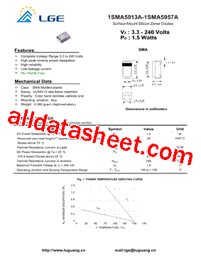 1SMA5921A型号图片