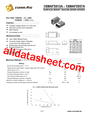 1SMAF5955A型号图片