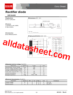1SR139-600型号图片