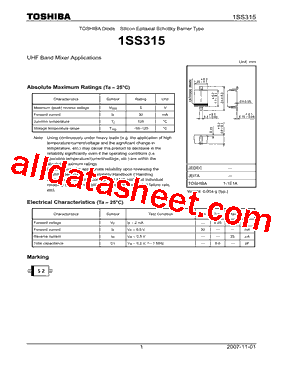 1SS315TPH3F型号图片