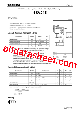 1SV215_07型号图片