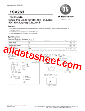 1SV263-TL-E型号图片