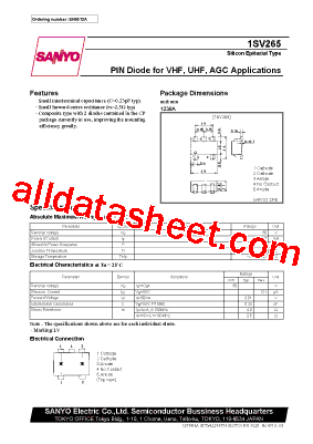 1SV265型号图片