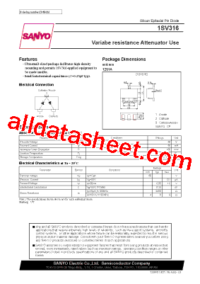 1SV316型号图片