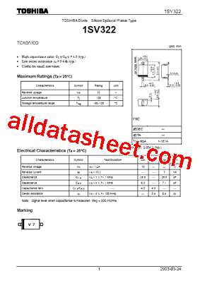 1SV322TPH3F型号图片