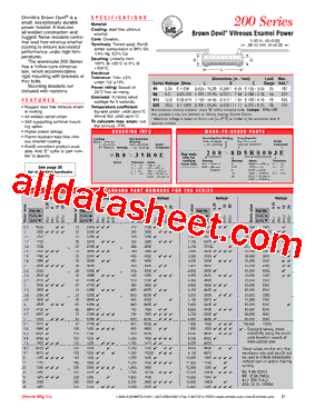 200N3D1R00JE型号图片