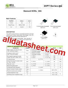 20PTXXAID型号图片