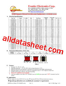 2220SDF-R27型号图片