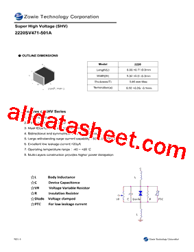 2220SV471-501A型号图片