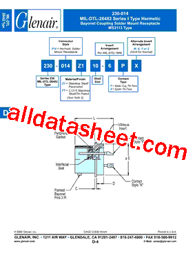 230-014Z18-6XZ型号图片