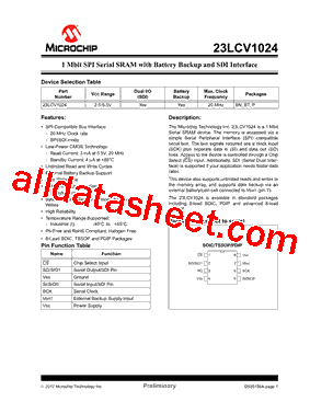 23LCV1024T-IST型号图片
