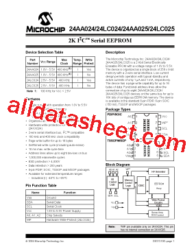 24AA024IP型号图片