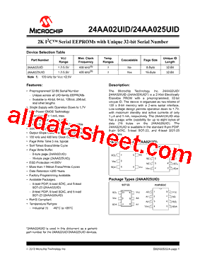 24AA02UID-I/SN型号图片